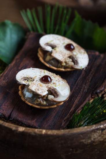 La Bouitte - mushroom canapé