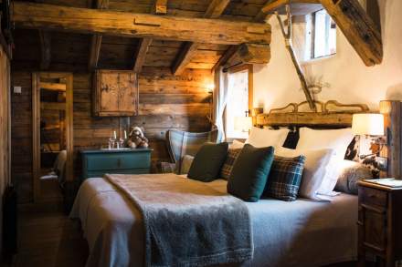 La Bouitte Hotel Comfort Room, Luxury hotel and gourmet restaurant in the alps in savoie