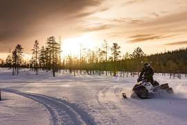 La Bouitte Activité hiver Moto-neige