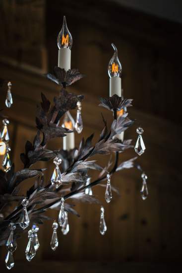 La Bouitte - chandelier detail