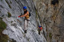 La Bouitte Activité été Via ferrata