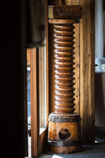 La Bouitte - oak and wrought iron wine press