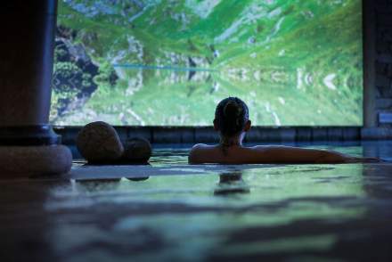 Spa at the 5-star hotel in savoie in the alps